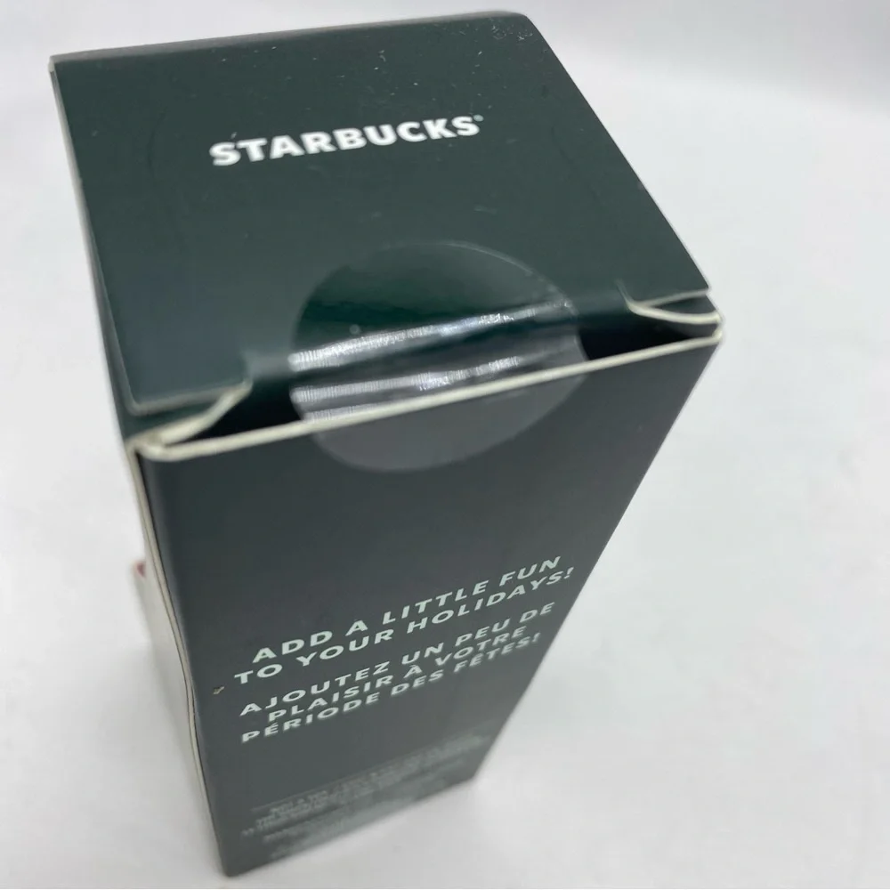 Starbucks Sangria Bright Pink Cup Ornament Keychain Holiday NEW NWT